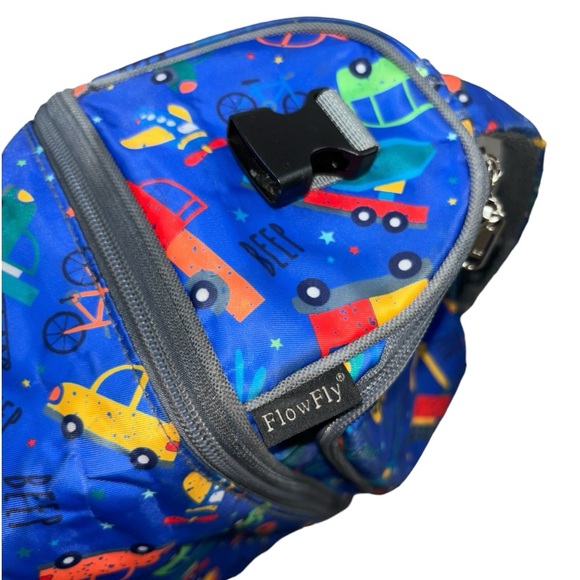 Flowfly Cars Trucks Construction Lunch Box - Picture 11 of 15